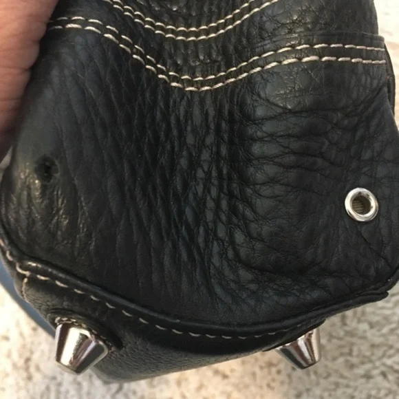 Coach black pebbled leather purse - Picture 16 of 16